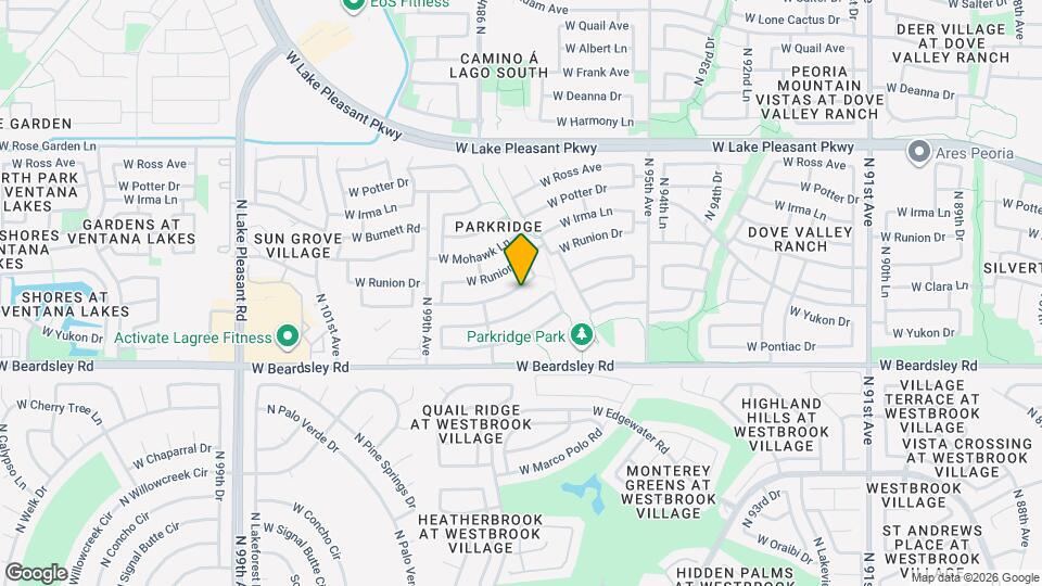 9733 W Tonopah Dr Map and Location Details