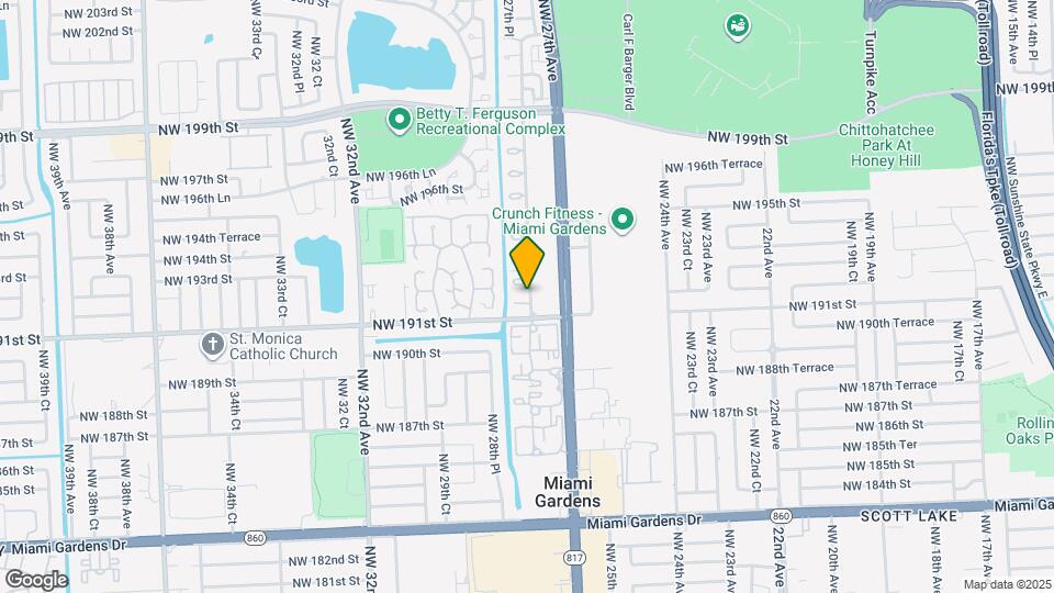 2755 NW 191st Terrace Map and Location Details