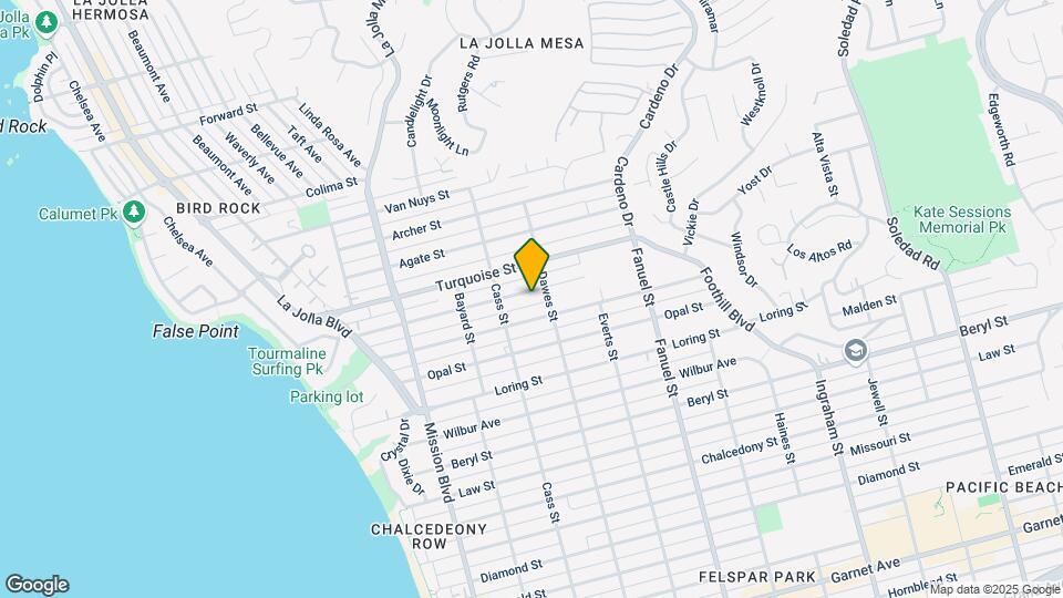1053 Sapphire St Mapa y Detalles de la Ubicación