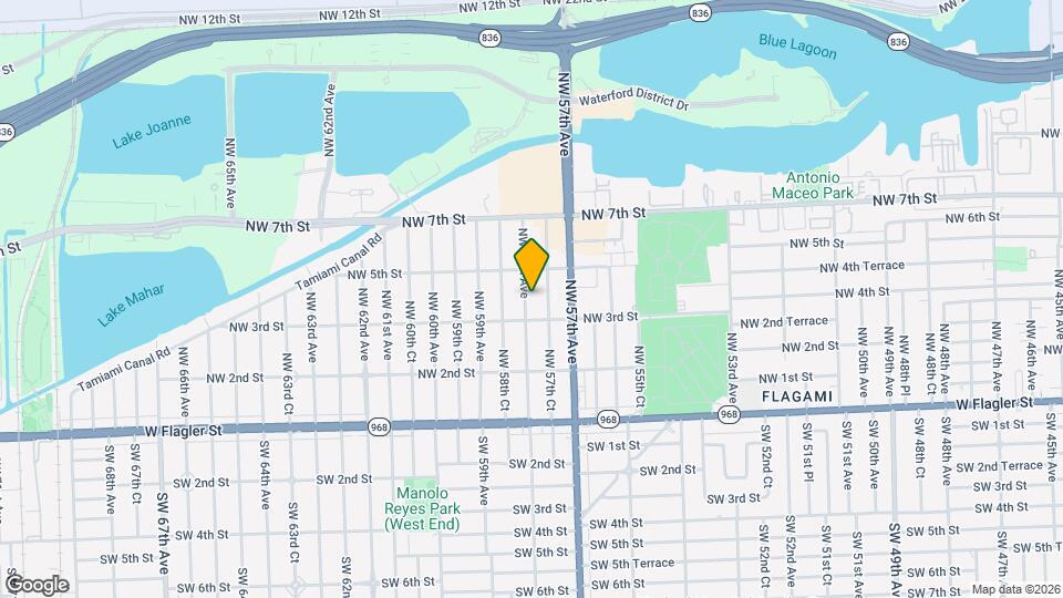 391 NW 58th Ave Map and Location Details