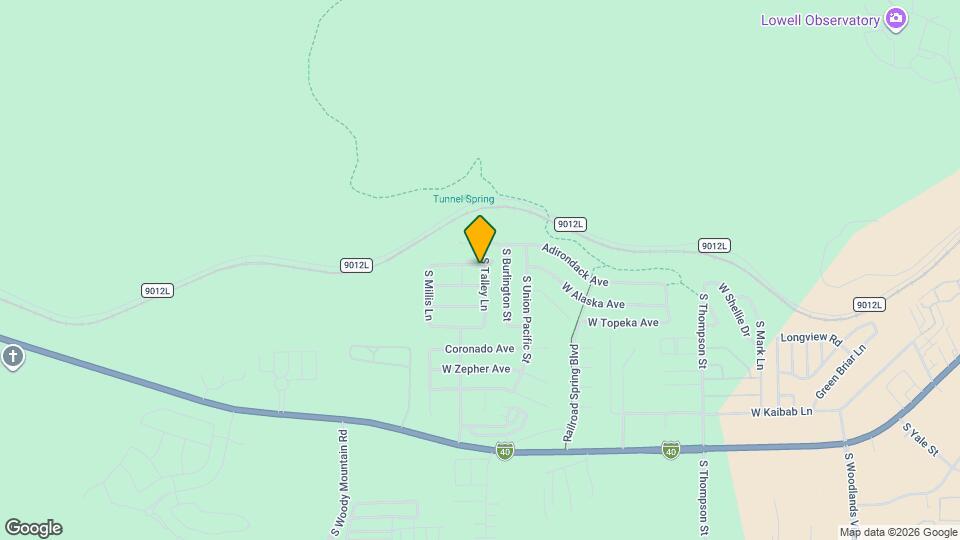 2705 W Windtree Dr Map and Location Details