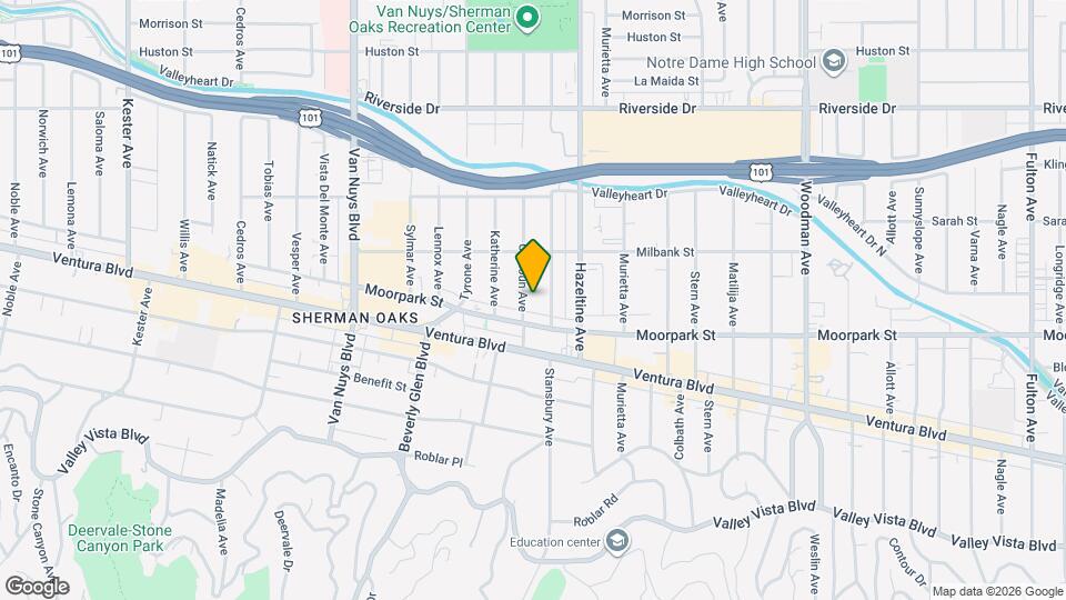 4426 Calhoun Ave Map and Location Details