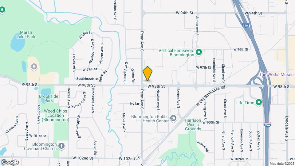 2200 W 98th St Mapa y Detalles de la Ubicación
