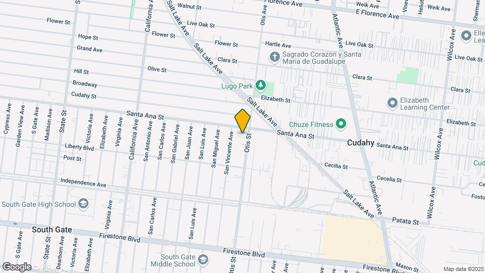 8117 Otis St Map and Location Details