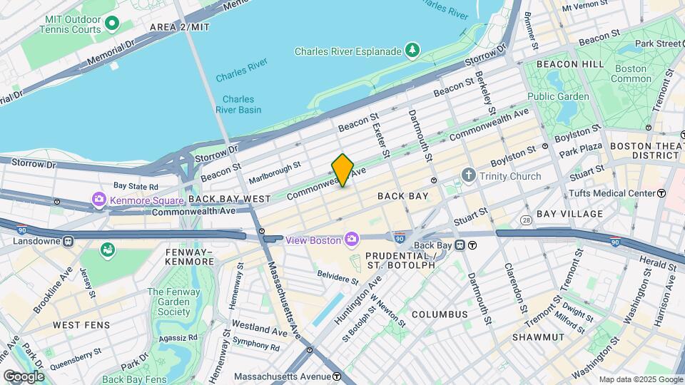 255 Newbury St, Unit 2 Map and Location Details