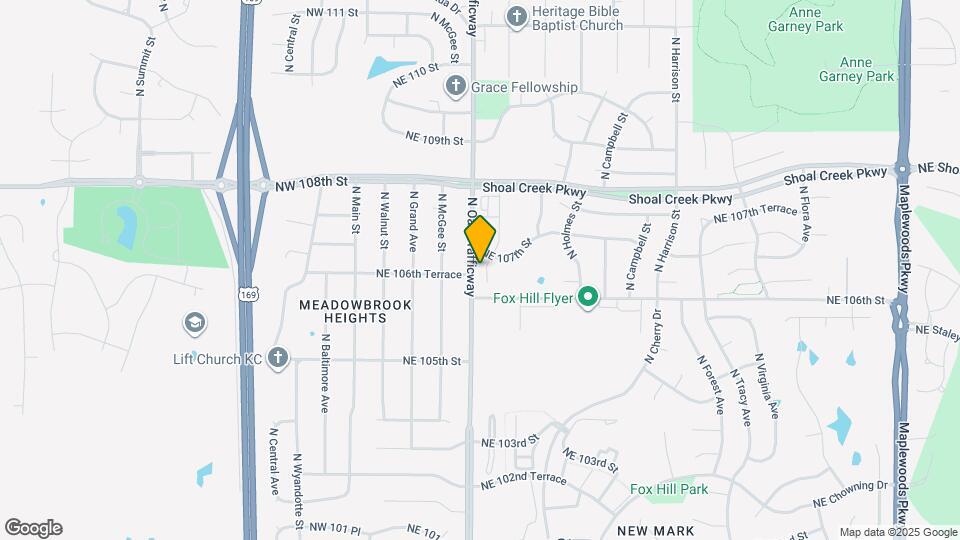 10620 N Locust Ct Map and Location Details