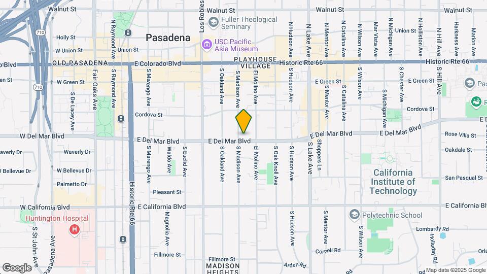 601 E Del Mar Blvd, Unit 306 Mapa y Detalles de la Ubicación