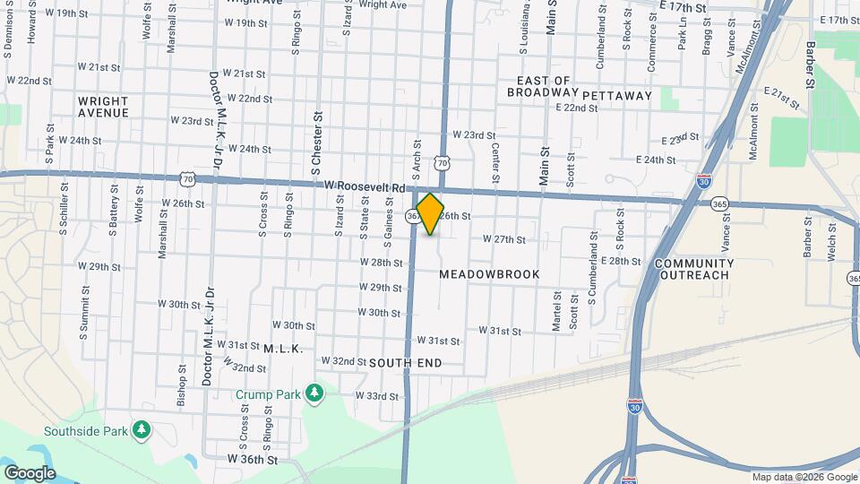 2704 Broadway St Mapa y Detalles de la Ubicación