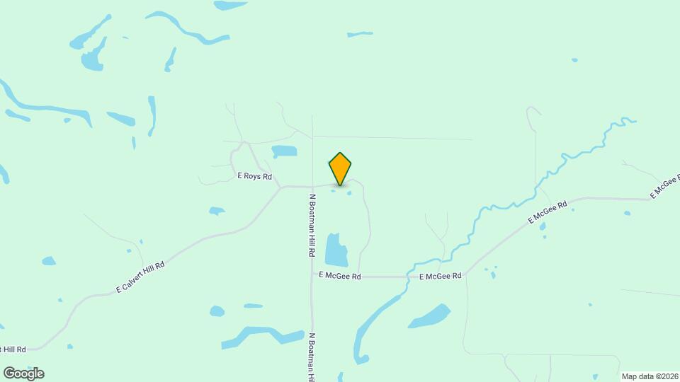 9424 N Boatman Hill Rd Map and Location Details