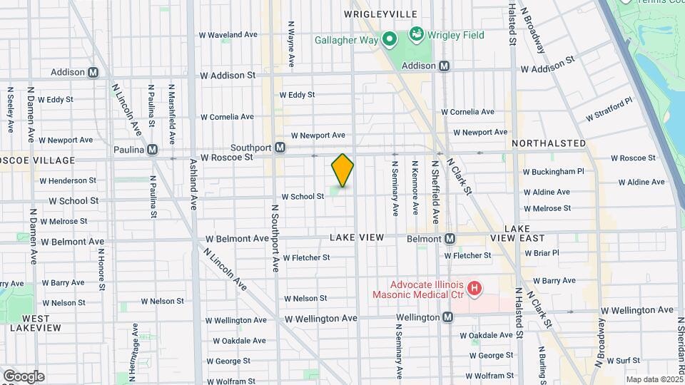 1214 W School St Map and Location Details