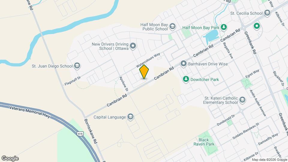 362 Aphelion Cres Map and Location Details