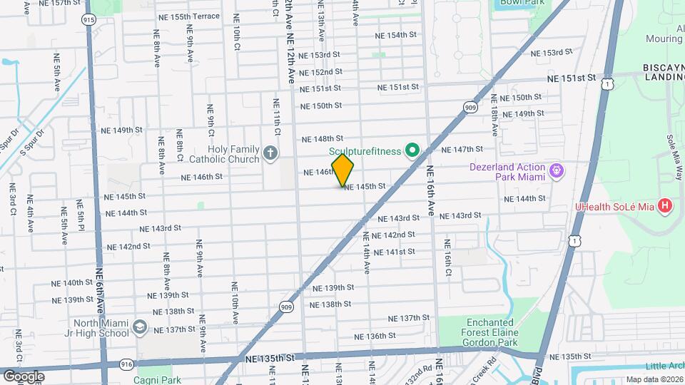 1340 NE 145th St Map and Location Details