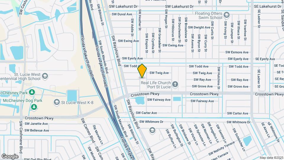 1401 SW Heather St Map and Location Details