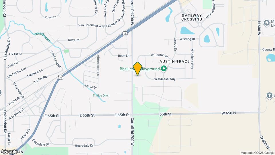 6802 N Denton Ct Mapa y Detalles de la Ubicación