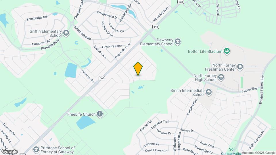 1507 Forge Pond Ln Map and Location Details