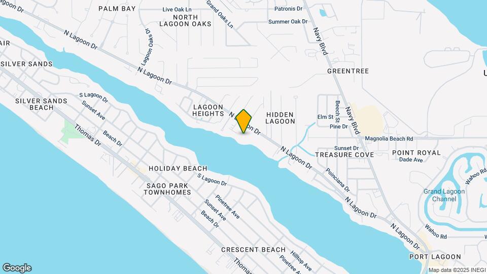 6901 N Lagoon Dr Map and Location Details