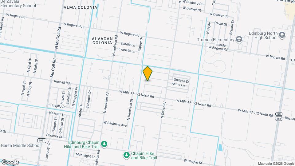 2302 N Fulton St, Unit 2 Map and Location Details