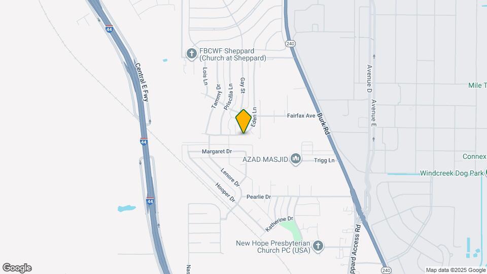 1827 Eden Ln Map and Location Details