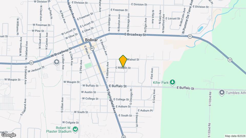 728 E Maupin St Map and Location Details