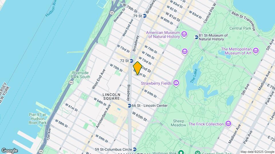 135-145 W 70th St Map and Location Details