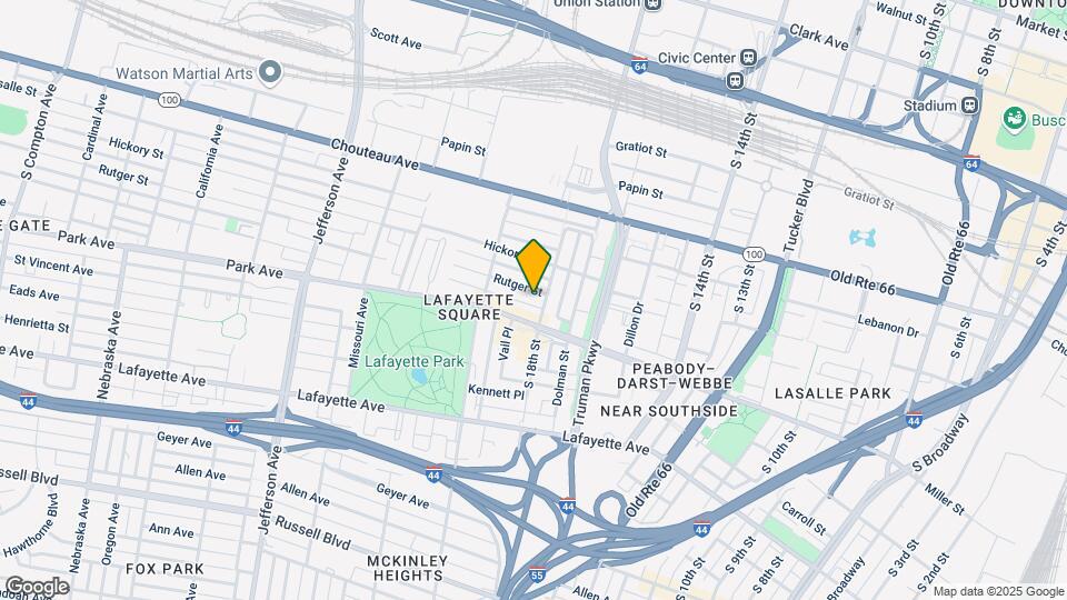 1806 Rutger St Map and Location Details