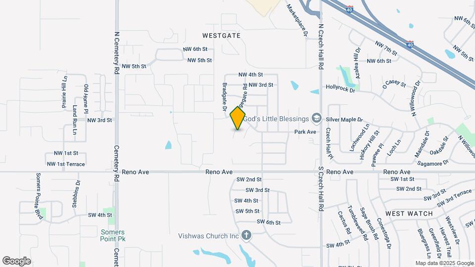 16 N Greengate Dr Map and Location Details