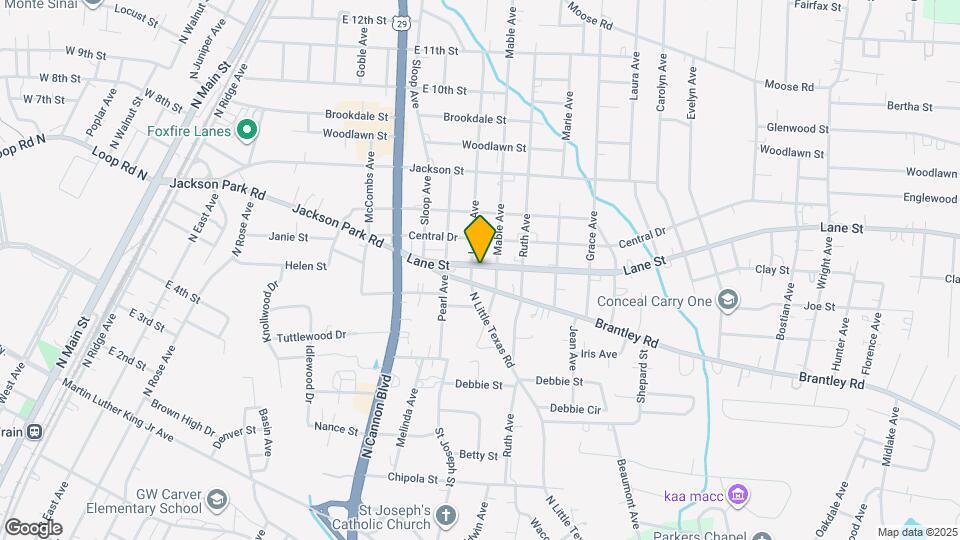 1102 Ln St Map and Location Details