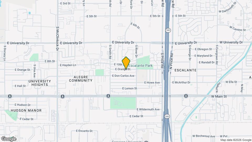 2057 E Orange St. Mapa y Detalles de la Ubicación