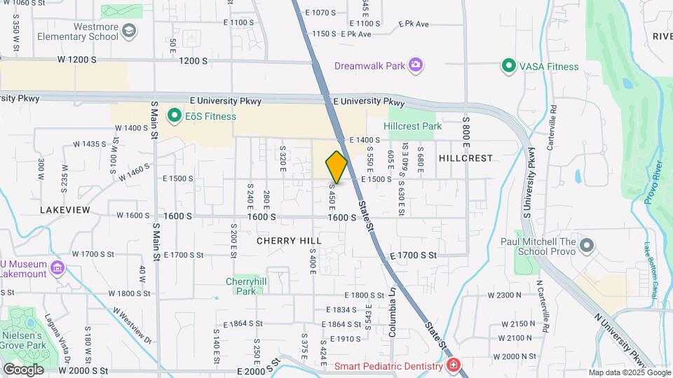 1533 S 450 E Map and Location Details