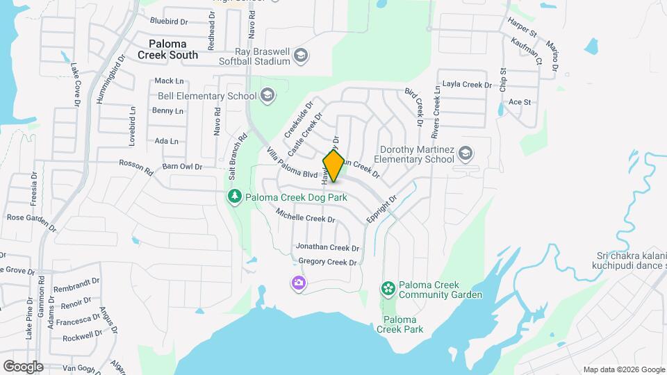 2209 Scott Creek Dr Mapa y Detalles de la Ubicación