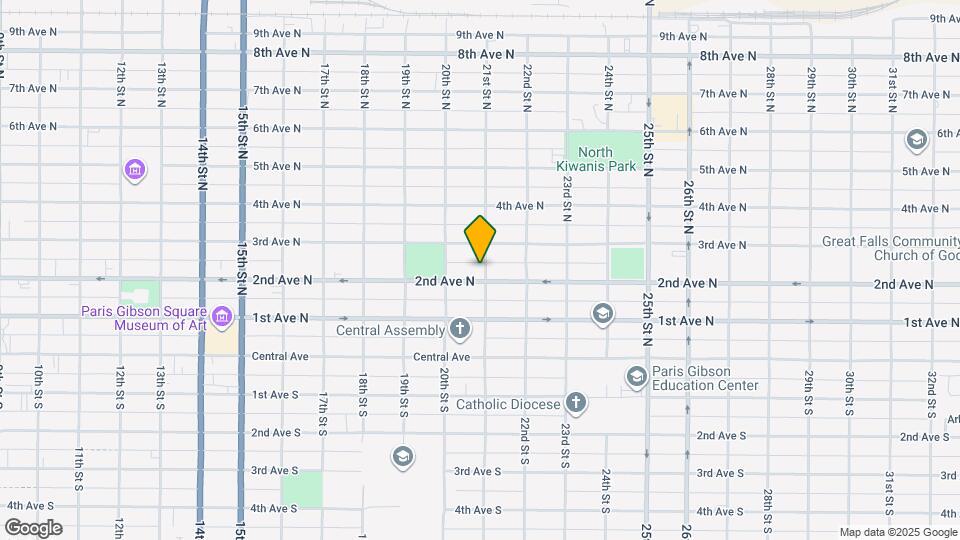 2025 2nd Ave N Map and Location Details