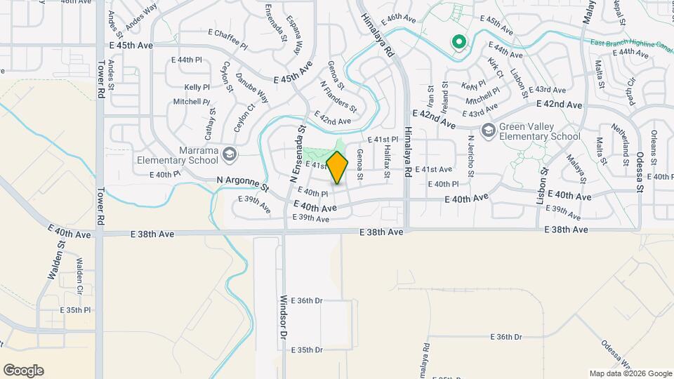 4052 Flanders St Map and Location Details