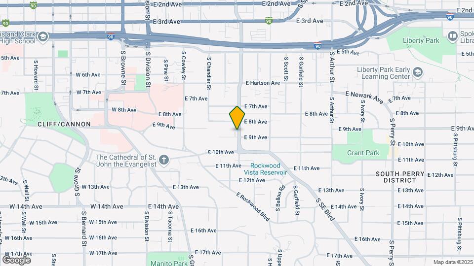 864 S Sherman St Map and Location Details