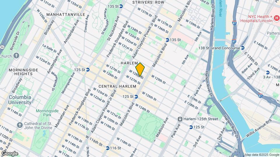 112 W 128th St, Unit 4 Map and Location Details