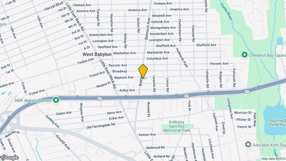 123 Belmont Ave Map and Location Details