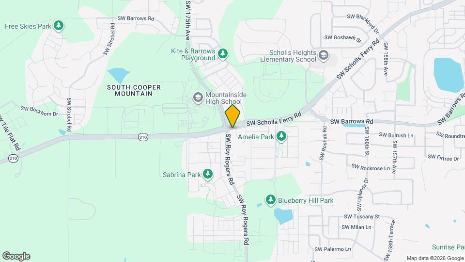 12949 SW Meadbrook Ln Map and Location Details