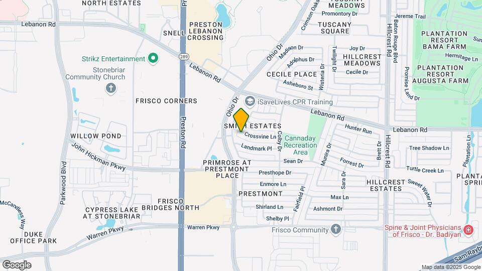 9383 Crossvine Ln Map and Location Details