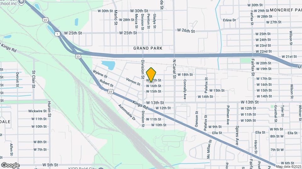 2311 W 16th St Map and Location Details