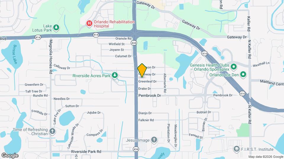 2707 Greenleaf Dr Map and Location Details