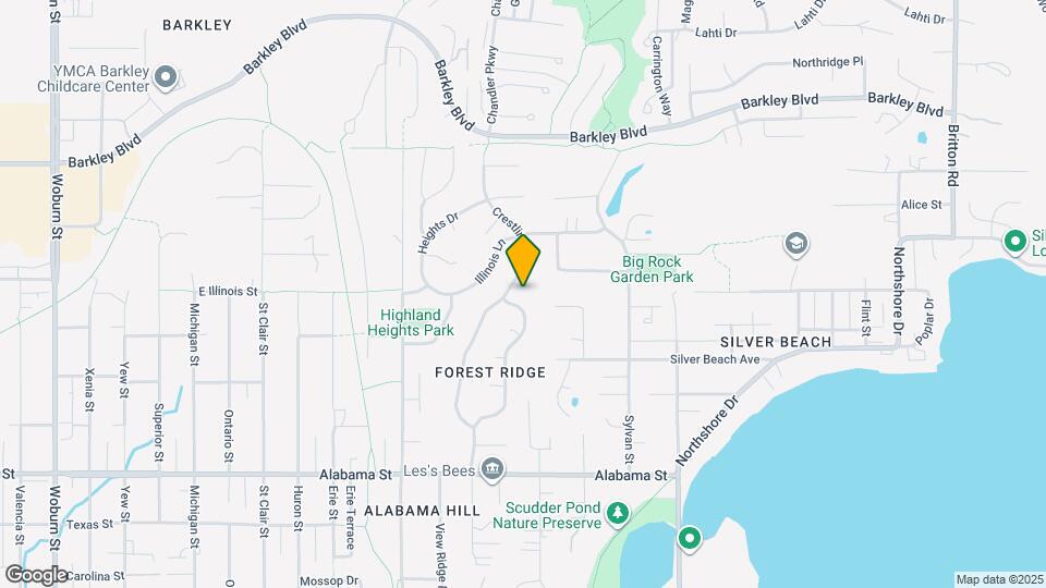 2820 E Crestline Dr Map and Location Details