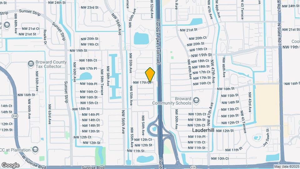 5210 NW 17th Ct Map and Location Details
