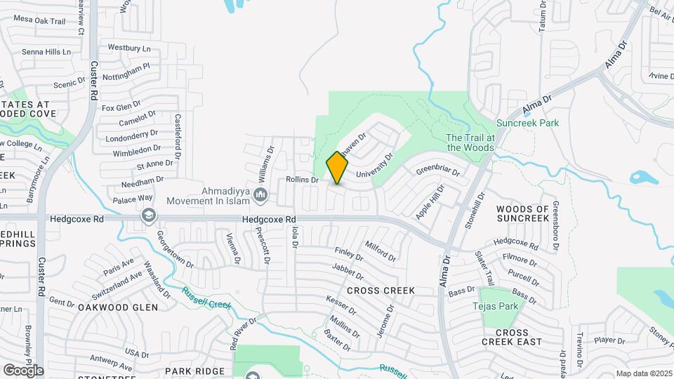 1613 Rollins Dr Map and Location Details