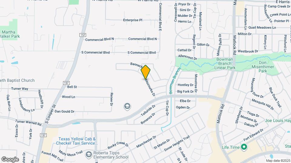 1014 Mazourka Dr Map and Location Details
