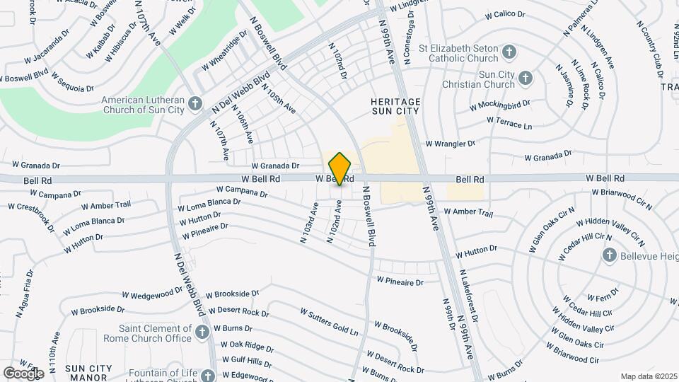10206 W Campana Dr Mapa y Detalles de la Ubicación