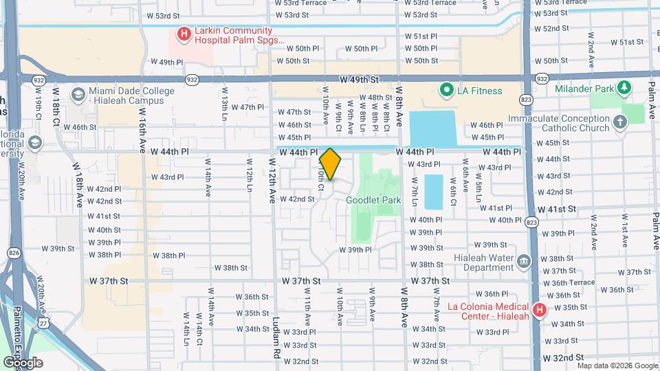 4250 W 10th Ave Map and Location Details
