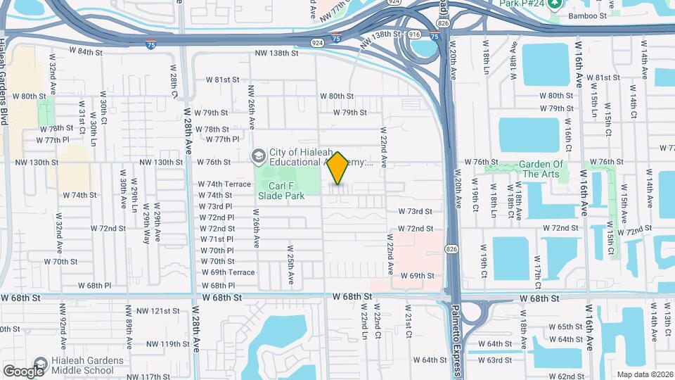 2351 W 74th St Map and Location Details