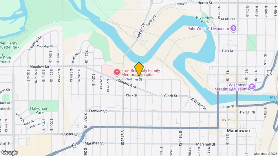 1816 Wollmer St Map and Location Details