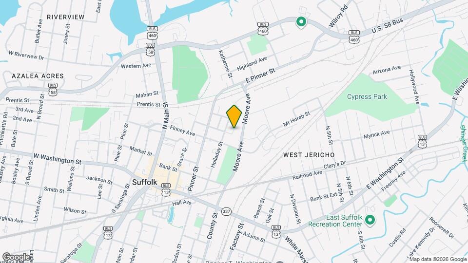 406 Central Ave, Unit A Map and Location Details