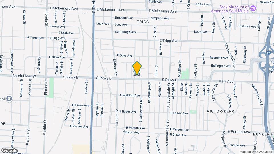 410 S Pkwy E Map and Location Details