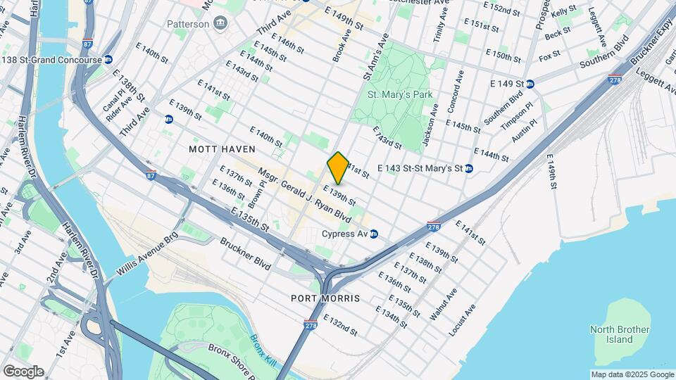 Mott Haven Apartments Map and Location Details